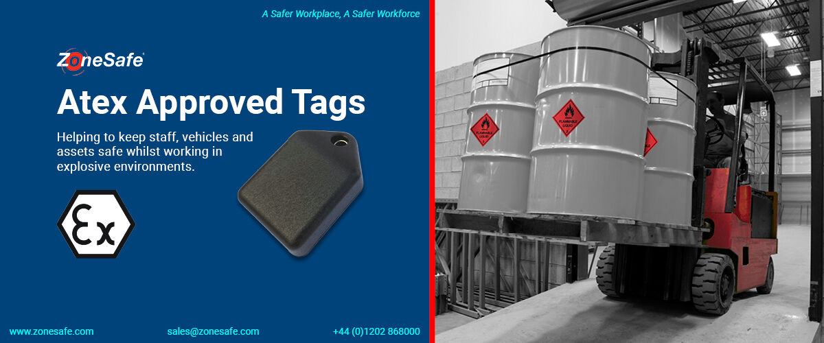 Proximity warning alert specialist, ZoneSafe, launches wearable tag approved for ATEX zone 2/22 environments