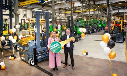 Combilift’s 100,000th Forklift Raises €100,000 for Global Children’s Charity