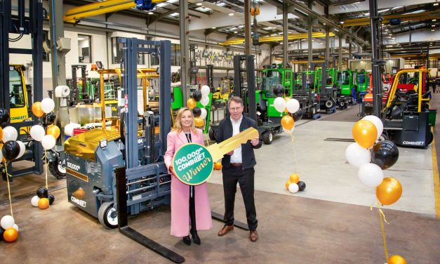 Combilift’s 100,000th Forklift Raises €100,000 for Global Children’s Charity