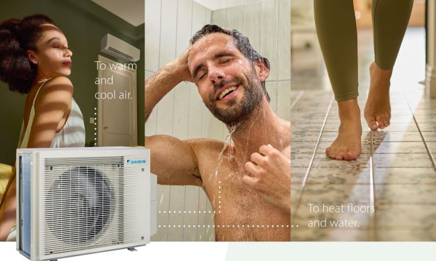 Daikin introduces X Series: one heat pump system for heating, cooling and hot water