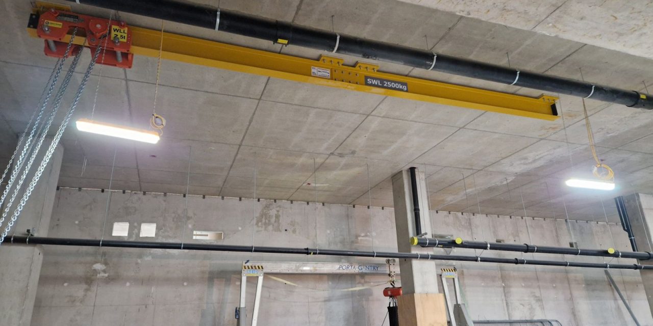 Construction project presses home the advantage of using Hoist & Winch